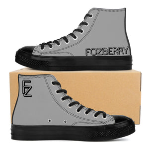 Fozberry Women Gray with Black and Gray High-Top Sneakers