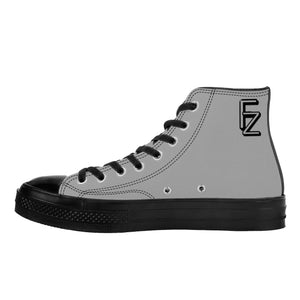 Fozberry Women Gray with Black and Gray High-Top Sneakers