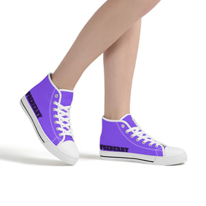 Fozberry Men and Women Purple with Black and Purple Canvas Sneakers