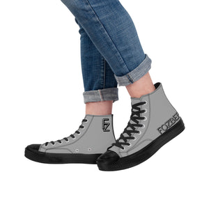 Fozberry Women Gray with Black and Gray High-Top Sneakers