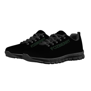 Fozberry Men Black with Forest Green and Black Sneakers