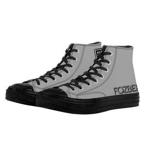 Fozberry Women Gray with Black and Gray High-Top Sneakers