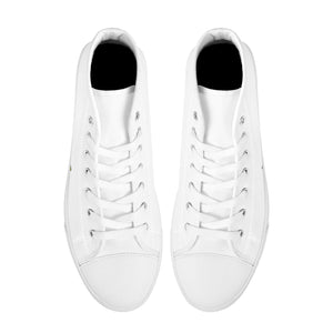 Fozberry Men and Women White with Yellow and Black Sneakers