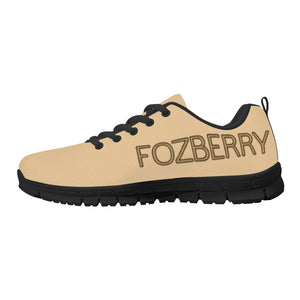 Fozberry Men Brown with Tan and Brown Mesh Sneakers