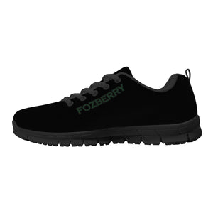 Fozberry Men Black with Forest Green and Black Sneakers