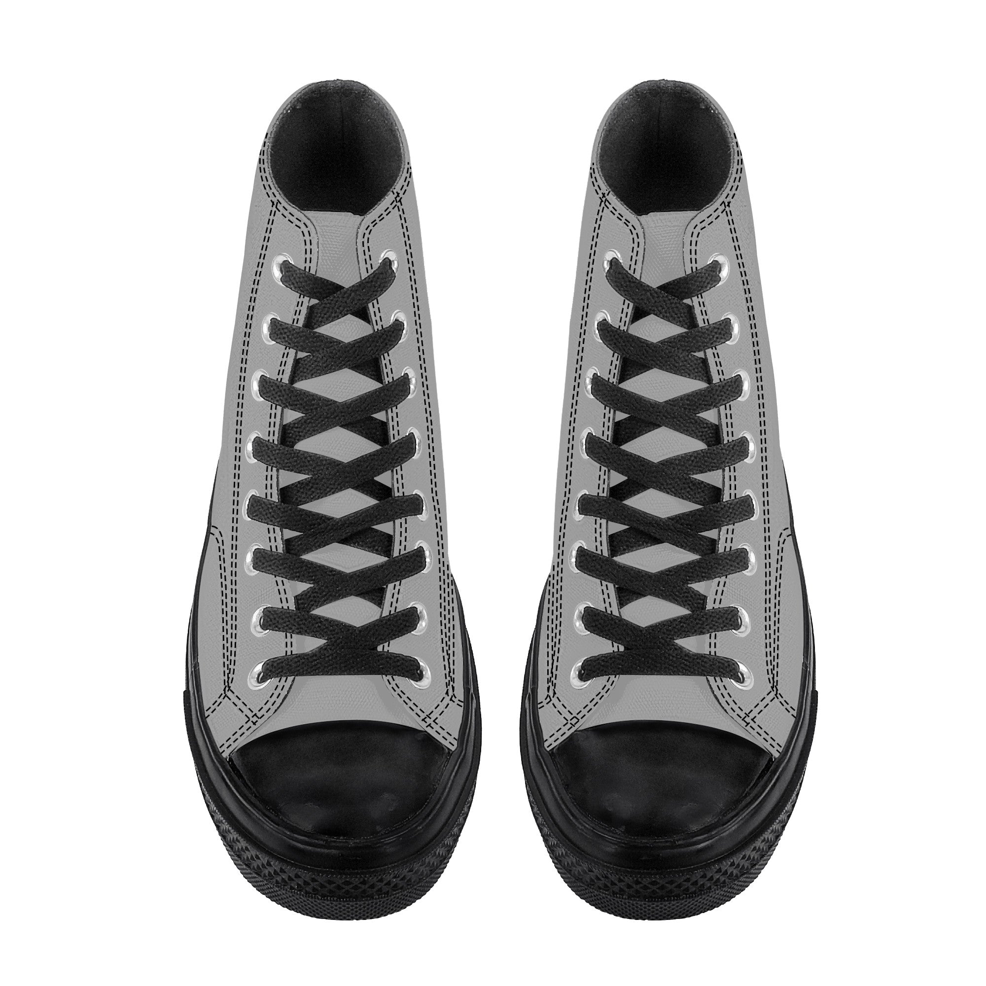 Fozberry Women Gray with Black and Gray High-Top Sneakers