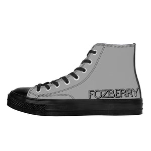Fozberry Women Gray with Black and Gray High-Top Sneakers