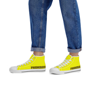 Fozberry Men and Women Yellow with Black and Yellow Canvas Sneakers