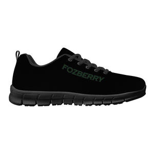 Fozberry Men Black with Forest Green and Black Sneakers