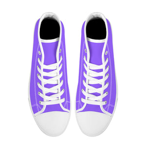 Fozberry Men and Women Purple with Black and Purple Canvas Sneakers