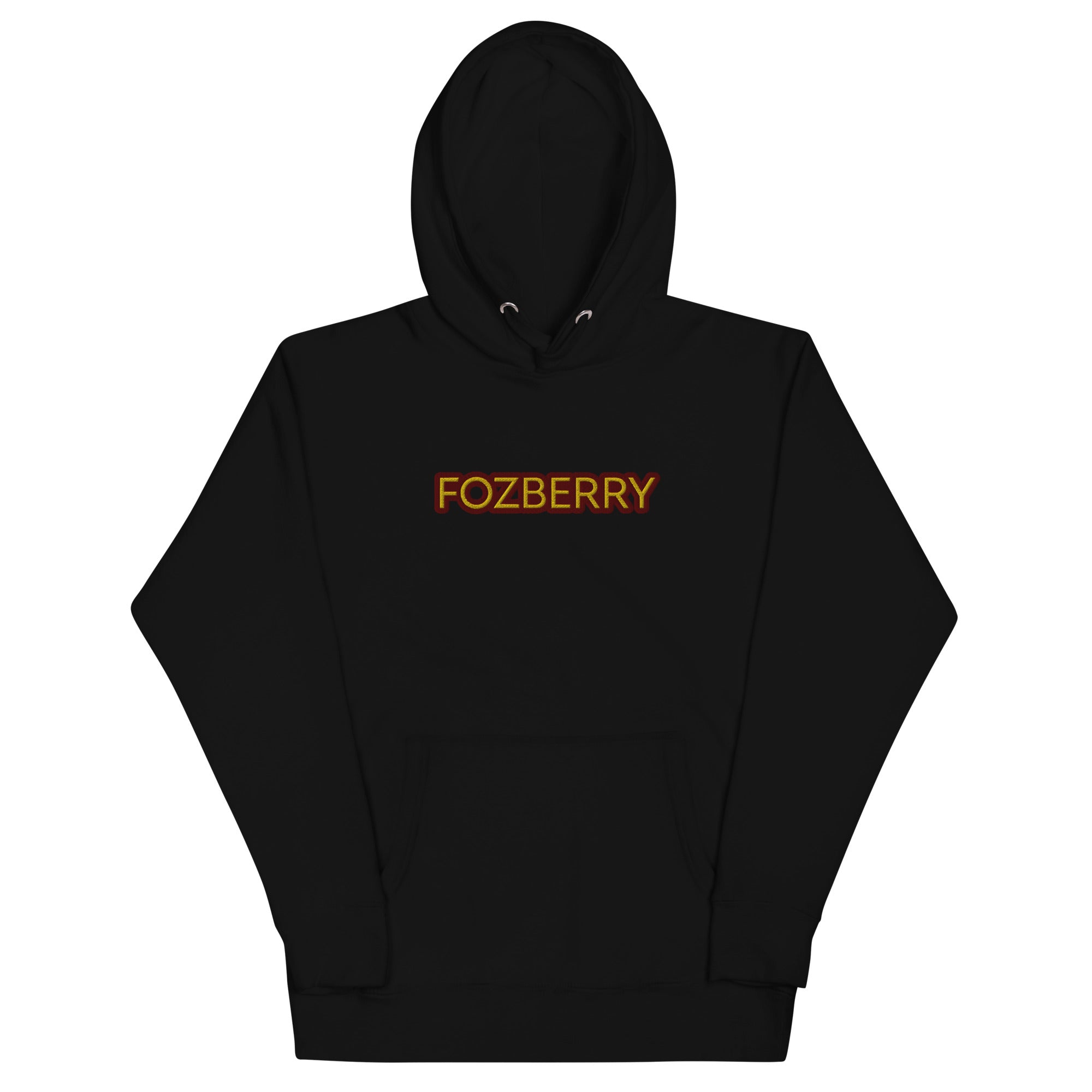 Fozberry Men and Women Maroon with Yellow Hoodie
