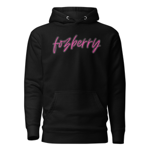 Fozberry Men and Women Magneta with Black Hoodie