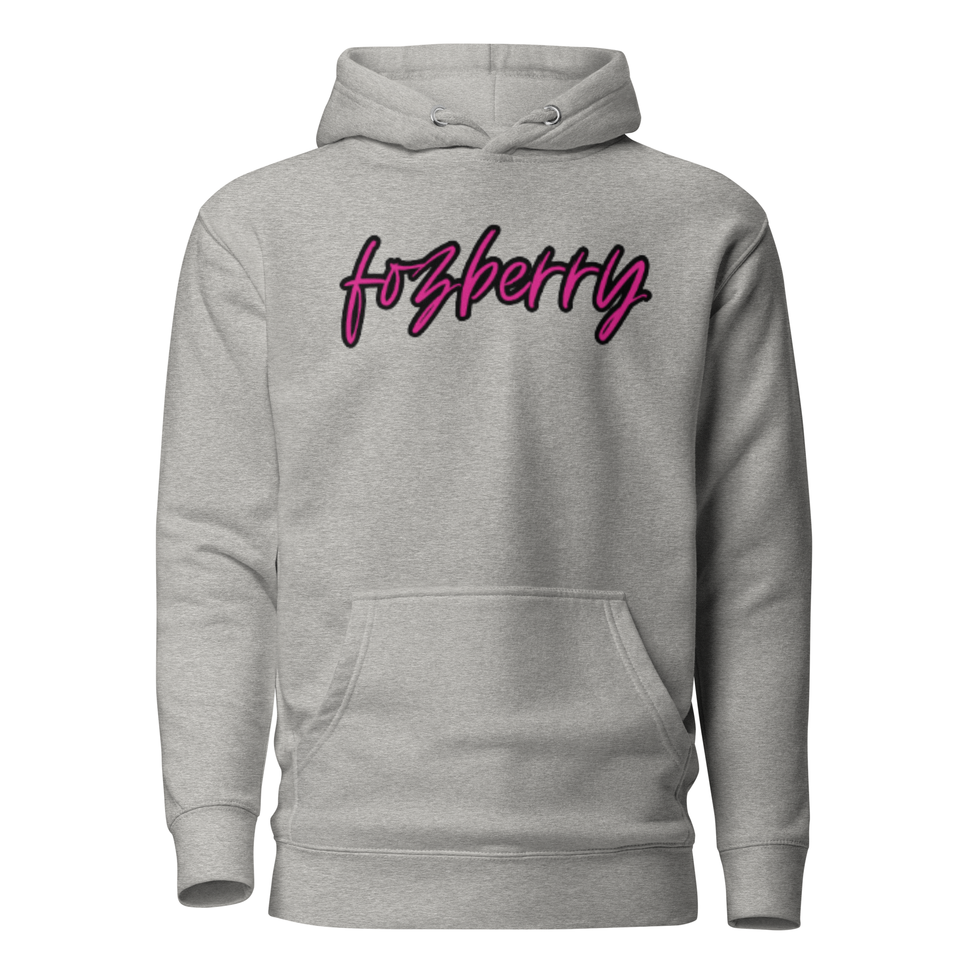 Fozberry Men and Women Magneta with Black Hoodie