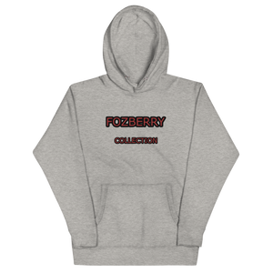 Fozberry Men and Women Red with Black Hoodie