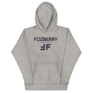 Fozberry Men and Women Purple with Black Hoodie