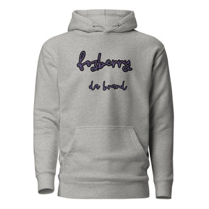 Fozberry Men and Women Purple on Black Hoodie