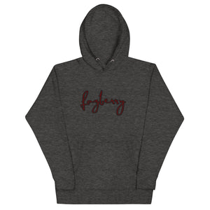 Fozberry Men and Women Red with Maroon Hoodie