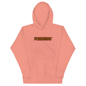 Fozberry Men and Women Maroon with Yellow Hoodie