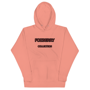 Fozberry Men and Women Red with Black Hoodie