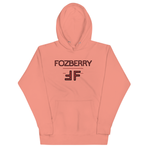 Fozberry Men and Women Red with Black Hoodie