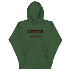Fozberry Men and Women Red with Black Hoodie