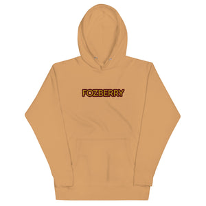 Fozberry Men and Women Maroon with Yellow Hoodie