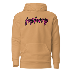 Fozberry Men and Women Magneta with Black Hoodie