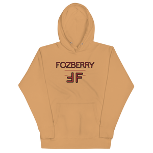 Fozberry Men and Women Red with Black Hoodie