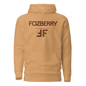 Fozberry Men and Women Orange with Black Hoodie
