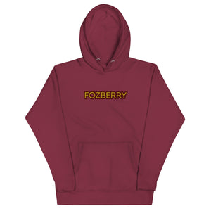 Fozberry Men and Women Maroon with Yellow Hoodie