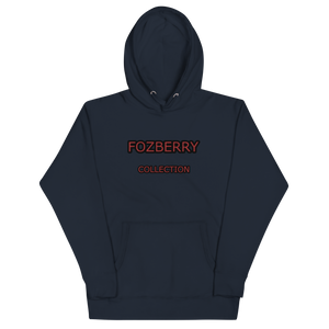 Fozberry Men and Women Red with Black Hoodie