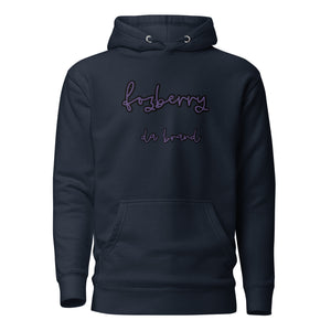 Fozberry Men and Women Purple on Black Hoodie