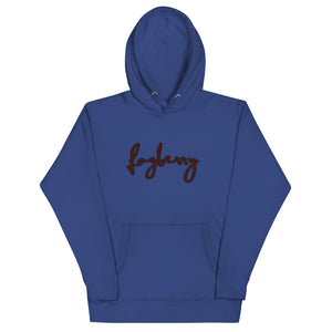 Fozberry Men and Women Red with Maroon Hoodie