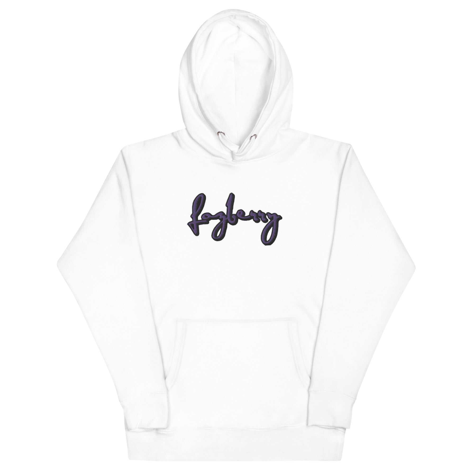 Fozberry Men and Women Purple with Black Hoodie