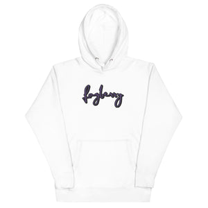Fozberry Men and Women Purple with Black Hoodie