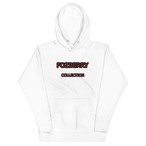Fozberry Men and Women Red with Black Hoodie