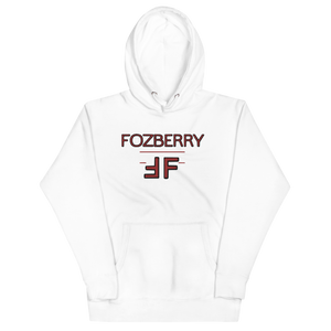 Fozberry Men and Women Red with Black Hoodie