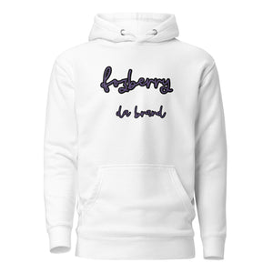 Fozberry Men and Women Purple on Black Hoodie