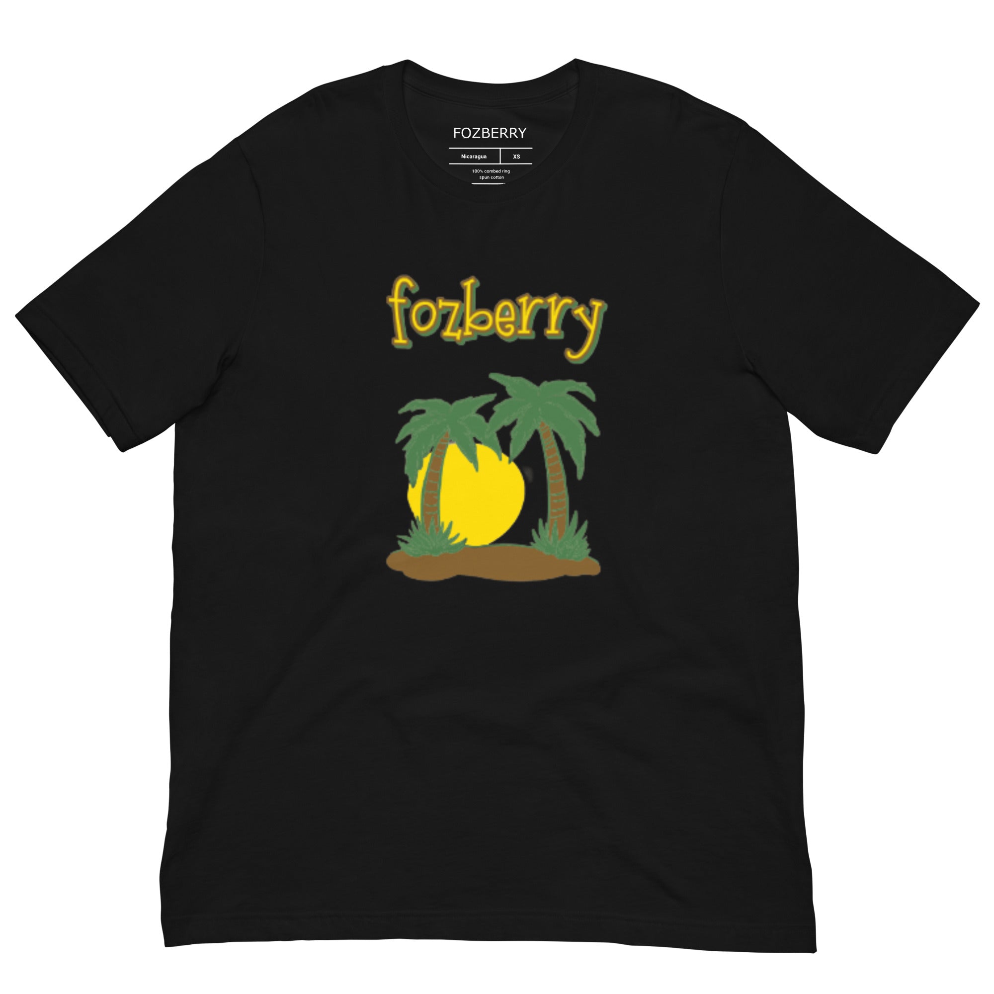 Fozberry Men and Women Tropical Island T-shirt