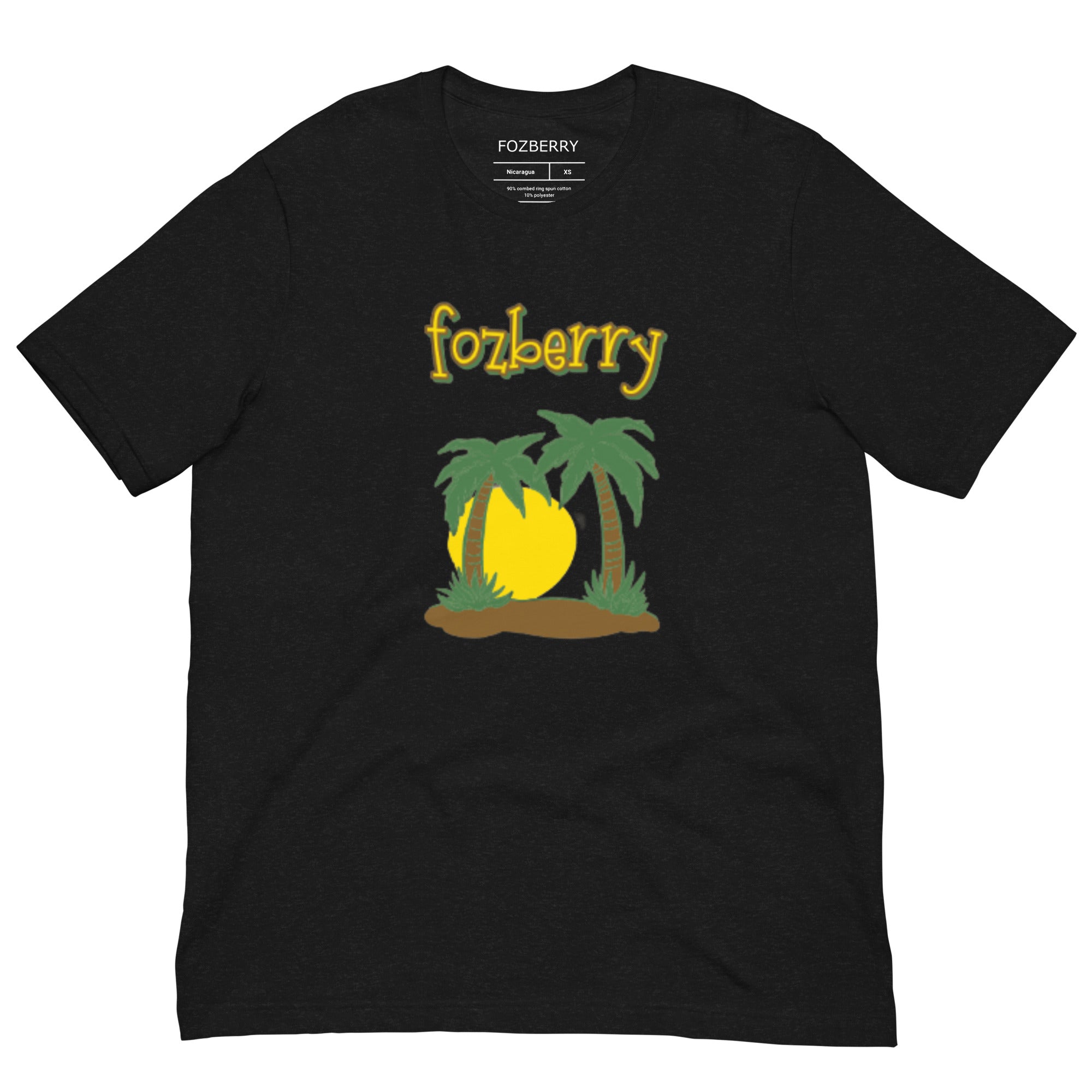 Fozberry Men and Women Tropical Island T-shirt