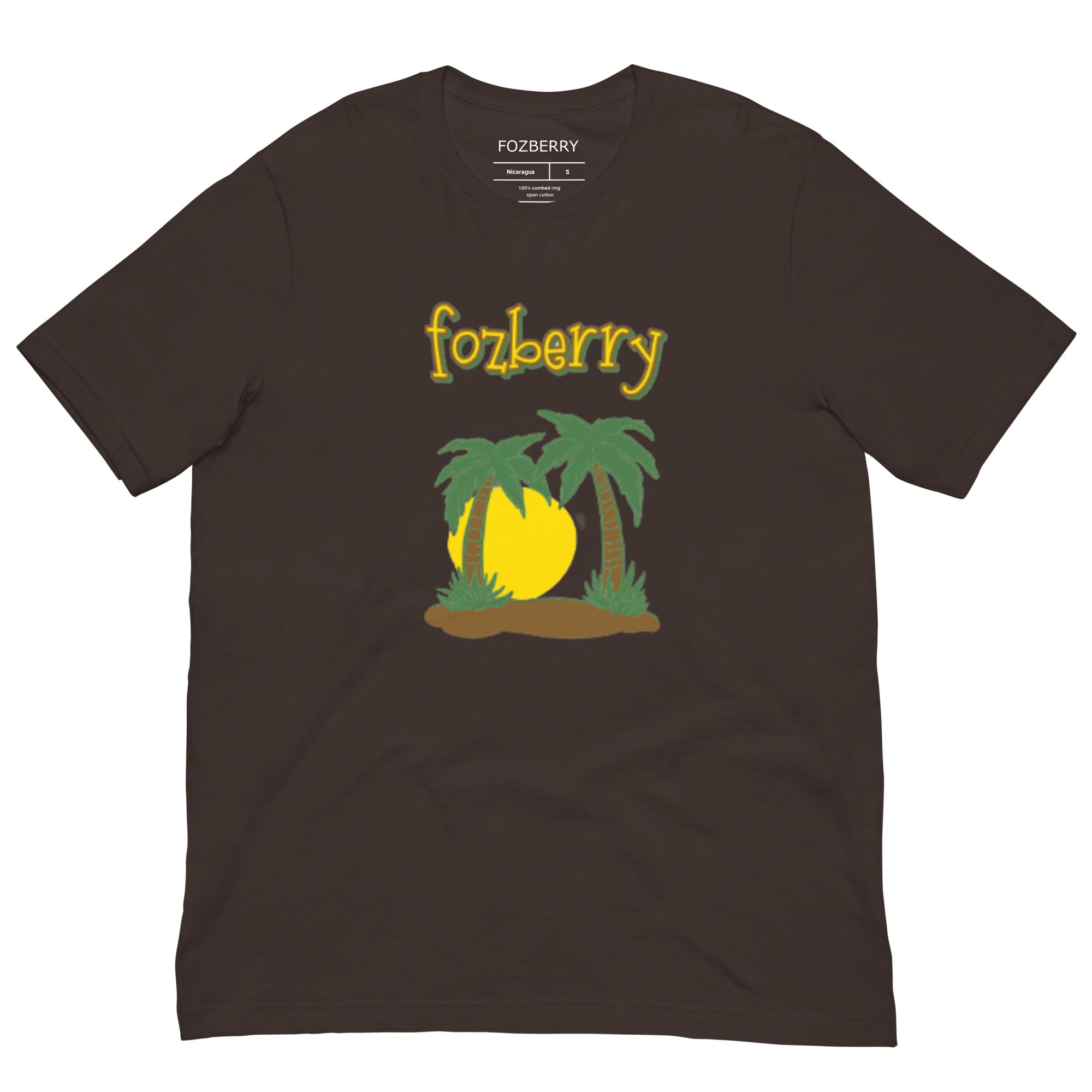 Fozberry Men and Women Tropical Island T-shirt
