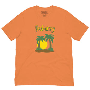 Fozberry Men and Women Tropical Island T-shirt
