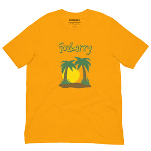Fozberry Men and Women Tropical Island T-shirt