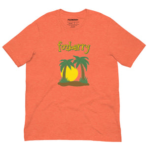 Fozberry Men and Women Tropical Island T-shirt