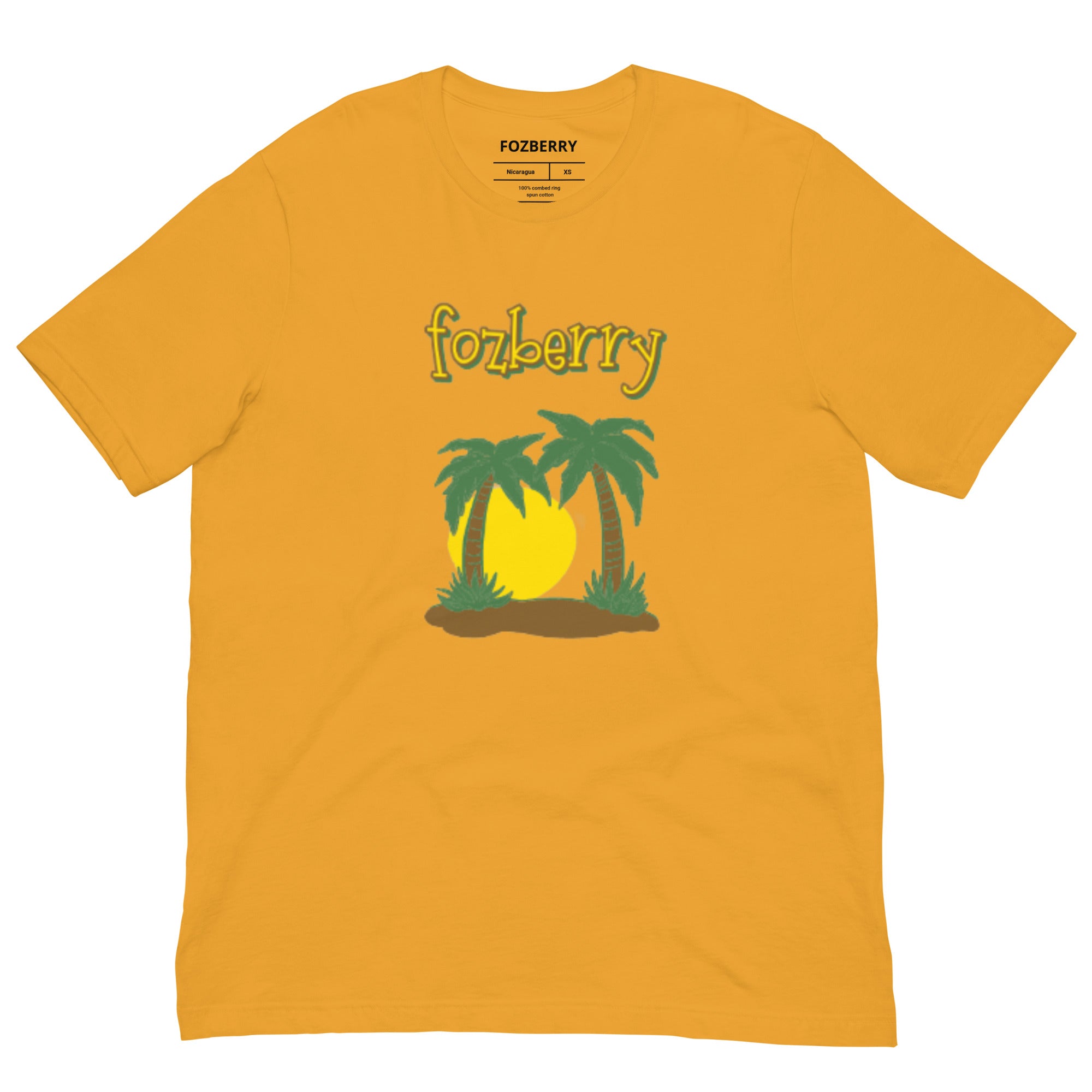 Fozberry Men and Women Tropical Island T-shirt