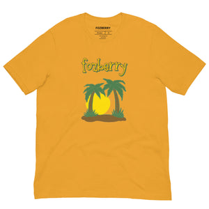 Fozberry Men and Women Tropical Island T-shirt
