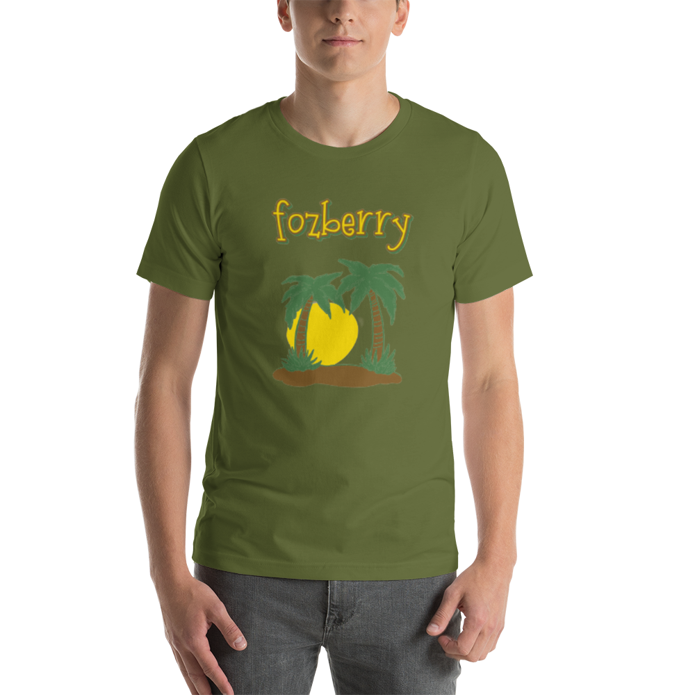Fozberry Men and Women Tropical Island T-shirt