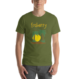 Fozberry Men and Women Tropical Island T-shirt
