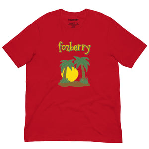 Fozberry Men and Women Tropical Island T-shirt