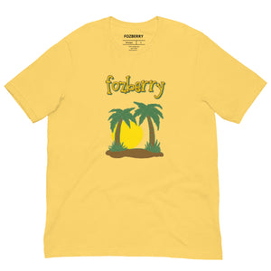 Fozberry Men and Women Tropical Island T-shirt